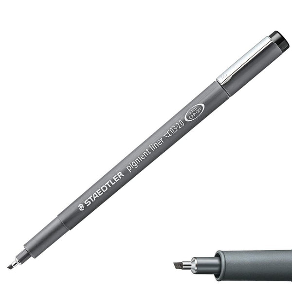 PENNA FINELINER STAEDTLER PIGMENT LINER 2.0MM NERO