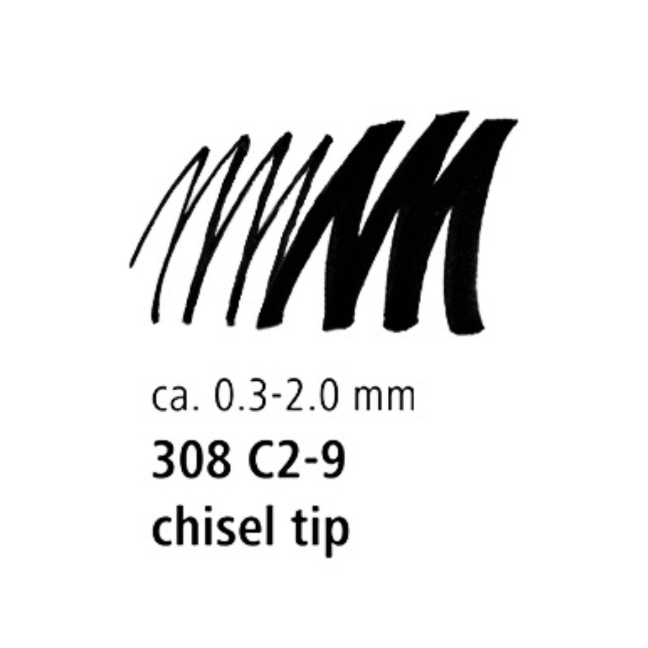 PENNA FINELINER STAEDTLER PIGMENT LINER 2.0MM NERO
