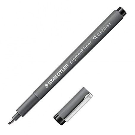 PENNA FINELINER STAEDTLER PIGMENT LINER 2.0MM NERO Immagine principale del prodotto