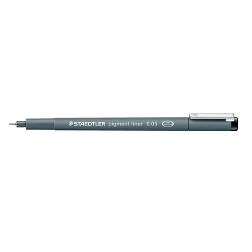 PENNA FINELINER STAEDTLER PIGMENT LINER 0.05MM NERO