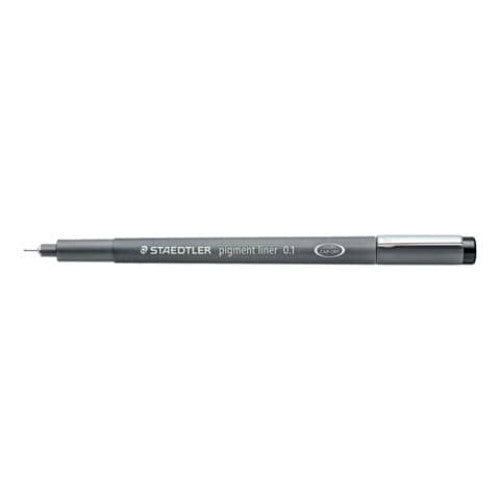 PENNA FINELINER STAEDTLER PIGMENT LINER 0.1MM NERO Immagine secondaria del prodotto