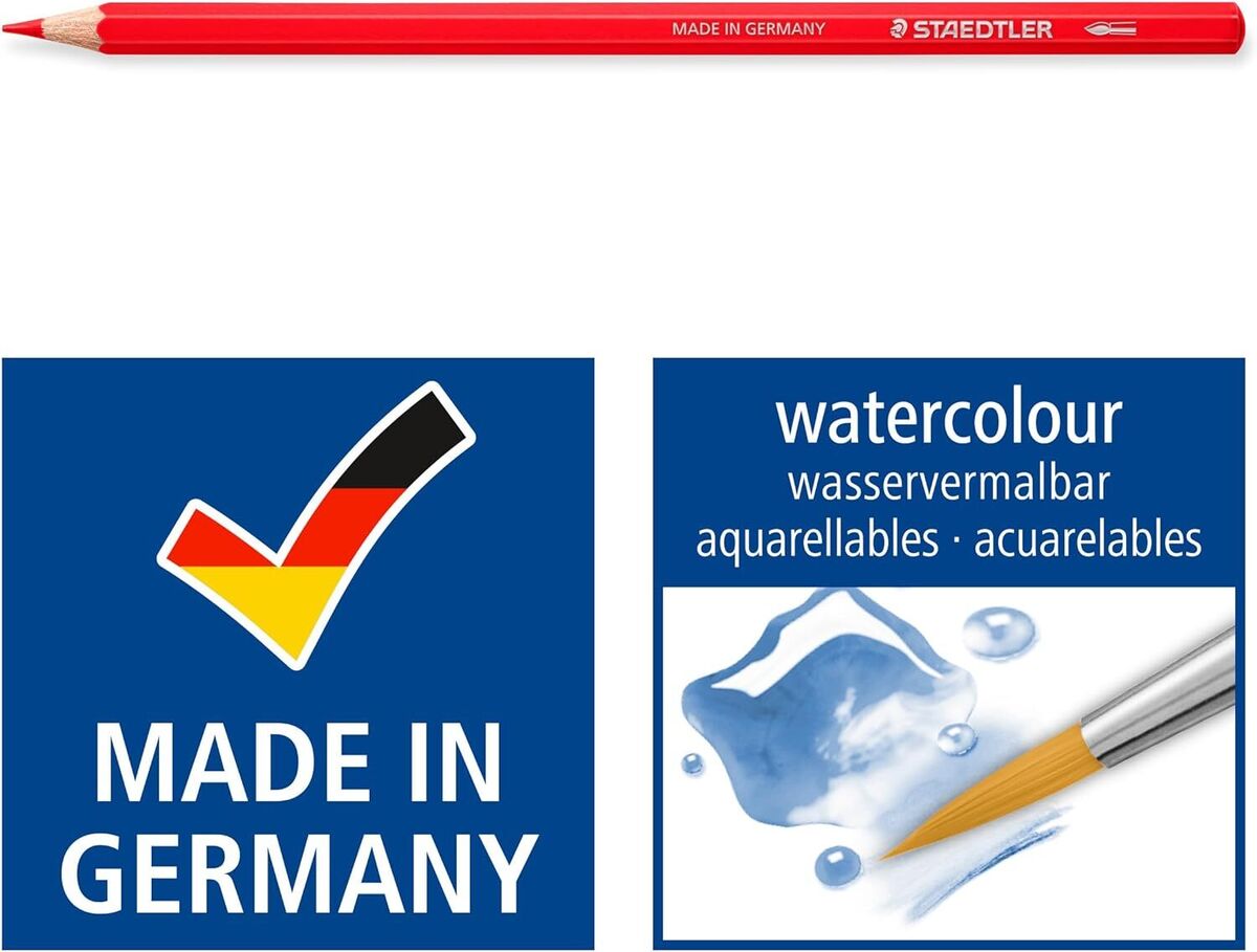 MATITE COLORATE ACQUARELLABILI STAEDTLER / 12
