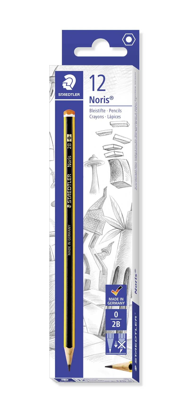 MATITA NORIS STAEDTLER 120 N.1/12  2B
