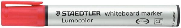 MARKER LAVAGNA PUNTA TONDA LUMOCOLOR STAEDTLER ROSSO