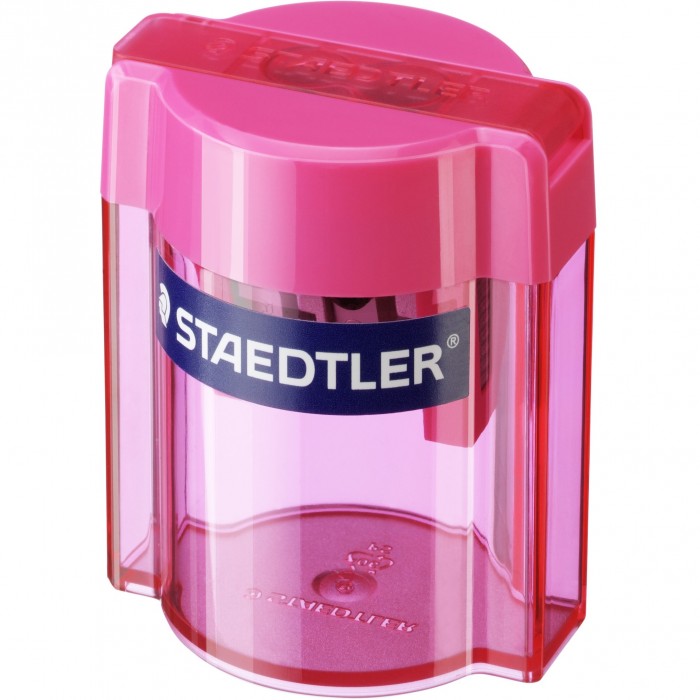 TEMPERAMATITE CON SERBATOIO 2 FORO STAEDTLER COLORI ASS.