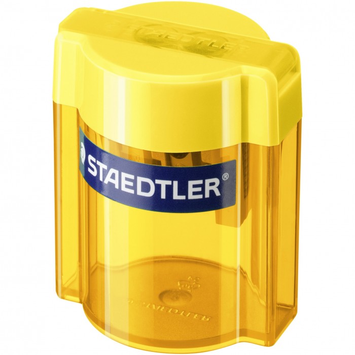 TEMPERAMATITE CON SERBATOIO 2 FORO STAEDTLER COLORI ASS.