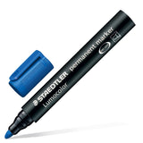 MARKER LUMOCOLOR PERMANENT STAEDTLER BLU