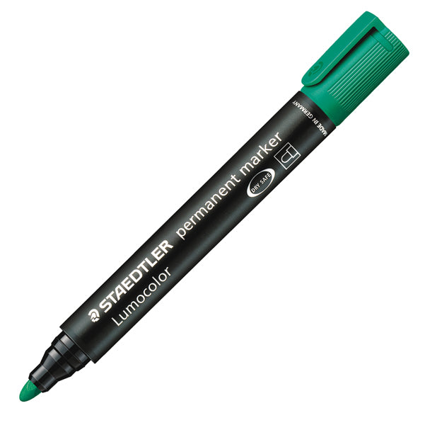 MARKER LUMOCOLOR PERMANENT STAEDTLER VERDE