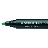 MARKER LUMOCOLOR PERMANENT STAEDTLER VERDE