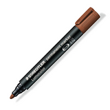 MARKER LUMOCOLOR PERMANENT STAEDTLER MARRONE