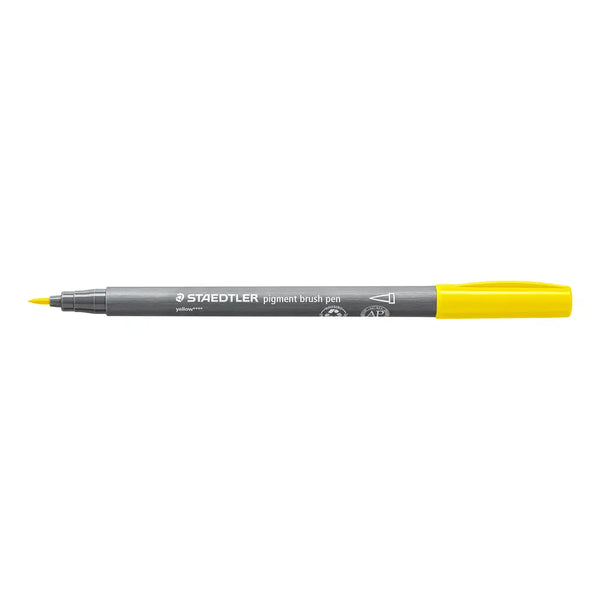 PENNA BRUSH PIGMENT STAEDTLER GIALLO
