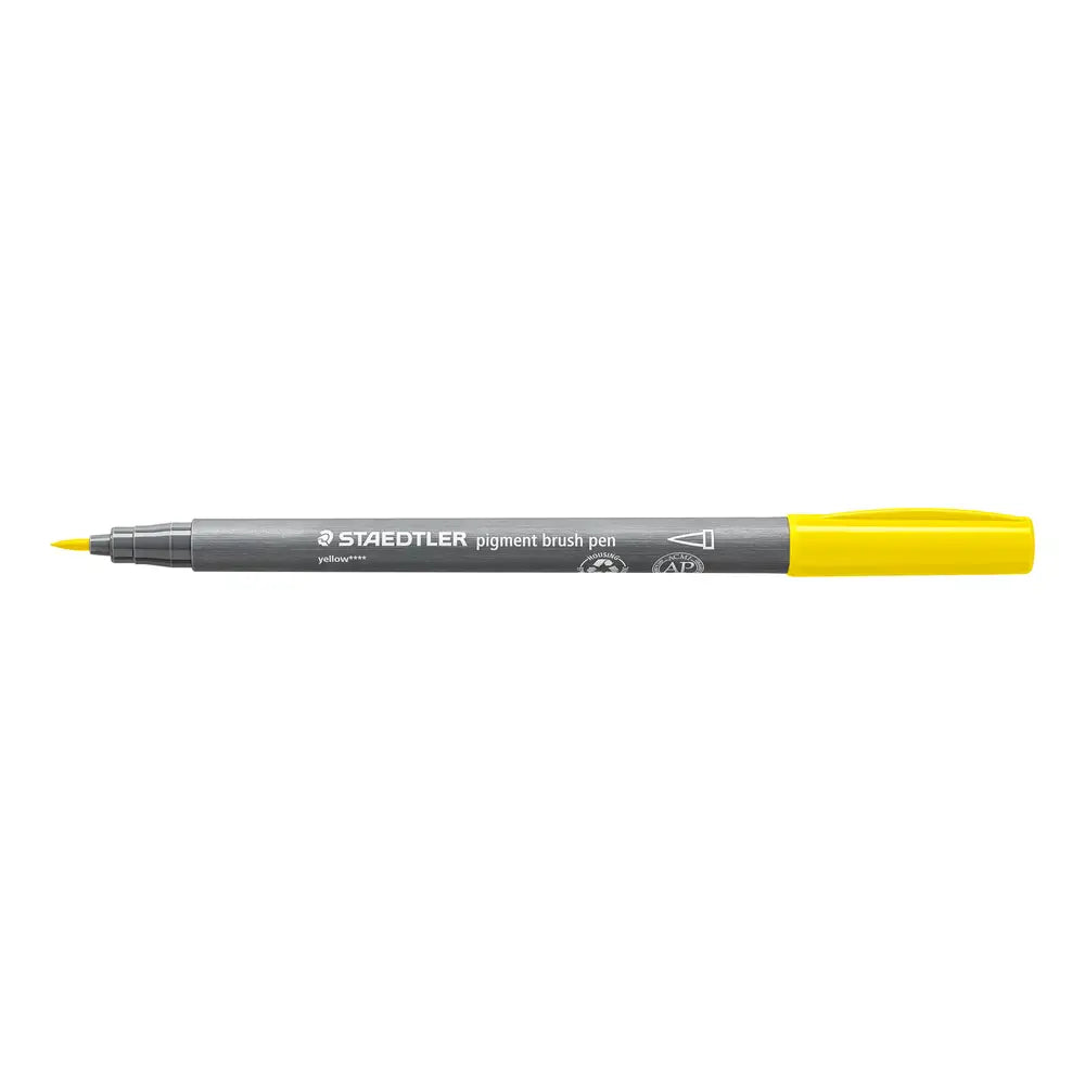 PENNA BRUSH PIGMENT STAEDTLER GIALLO