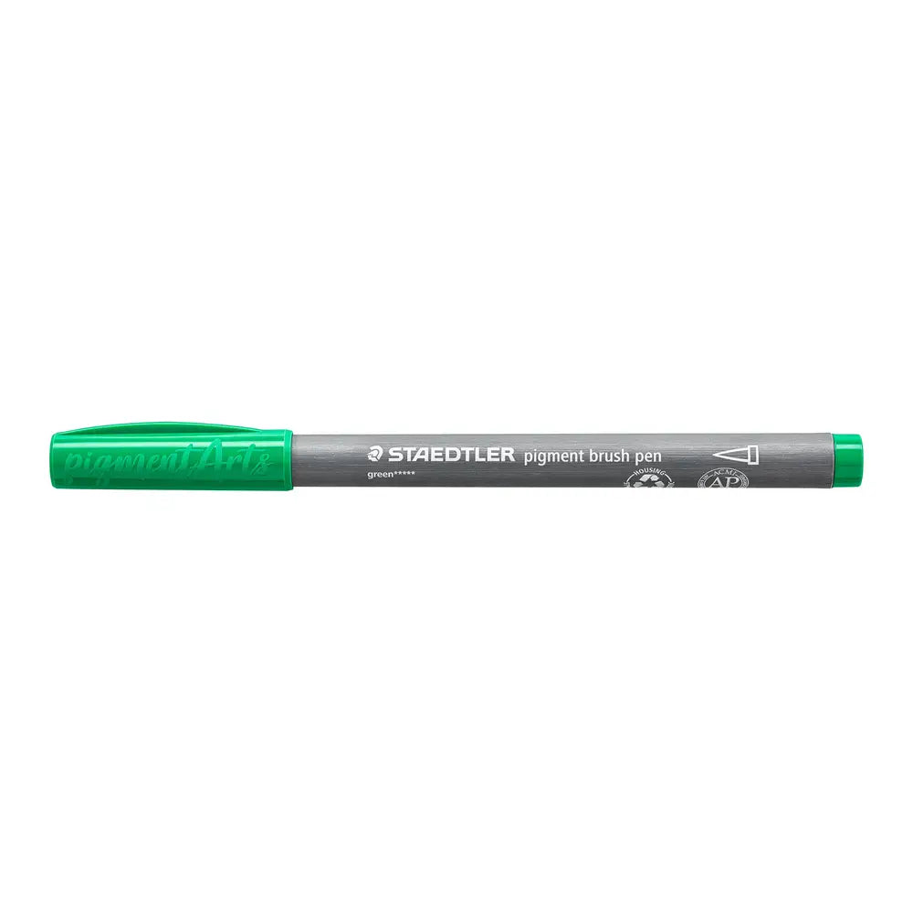 PENNA BRUSH PIGMENT STAEDTLER VERDE