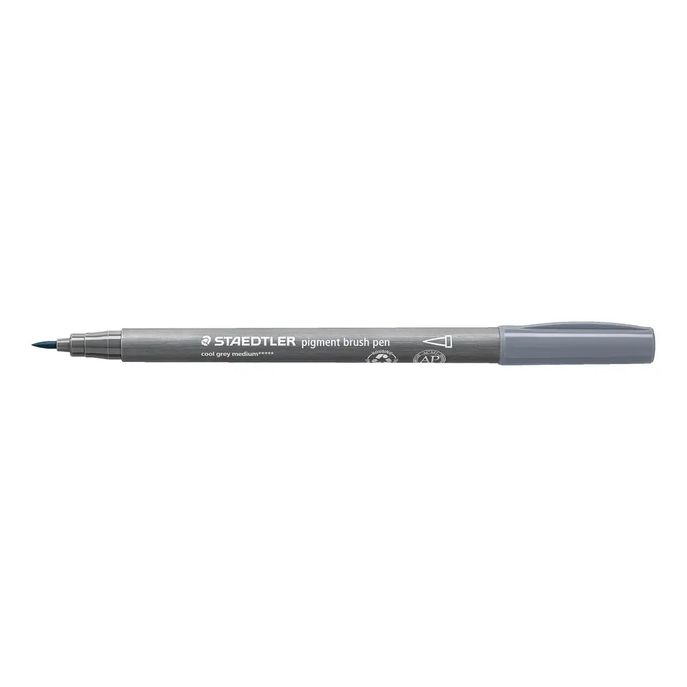 PENNA BRUSH PIGMENT STAEDTLER GRIGIO MEDIO