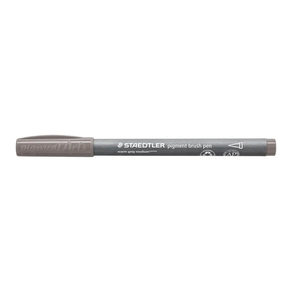 PENNA BRUSH PIGMENT STAEDTLER GRIGIO WARM MEDIO