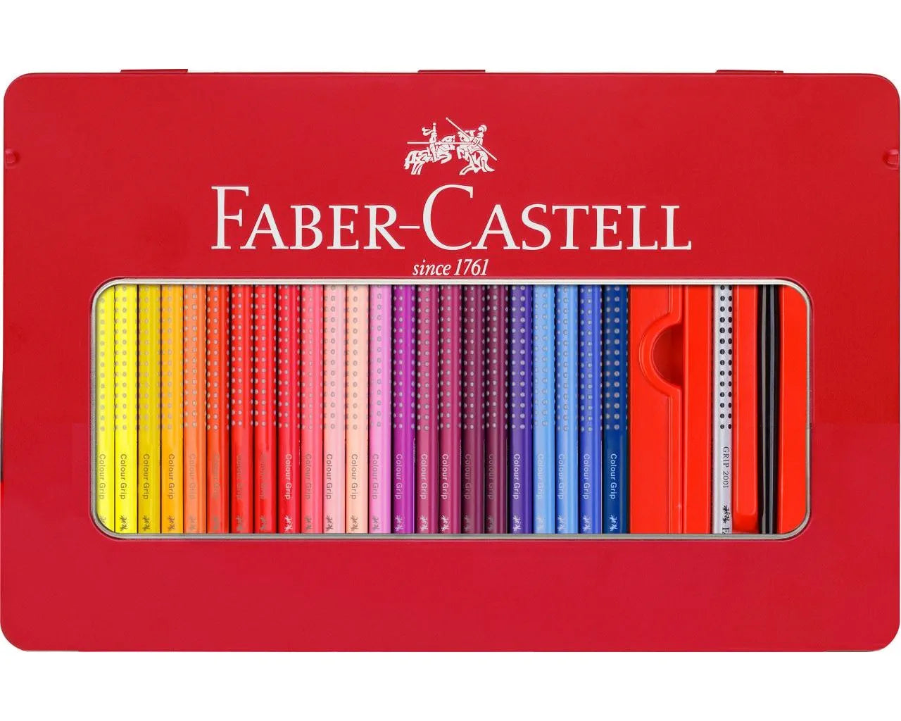 MATITE COLORATE GRIP FABER CASTELL /48 AST.METALLO