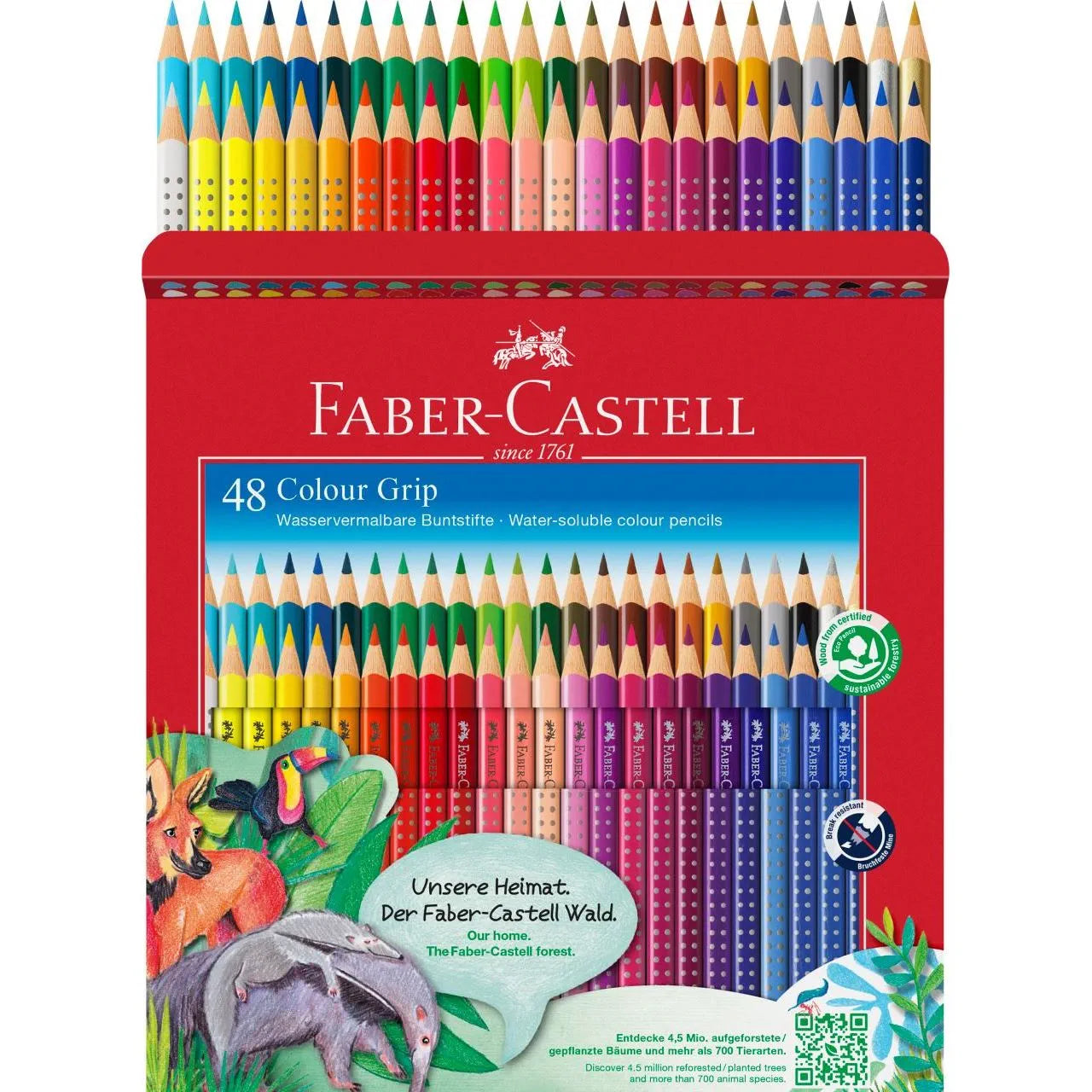 MATITE COLORATE GRIP FABER CASTELL /48