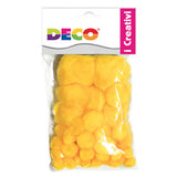 POMPONS - BUSTA 40 PZ. - GIALLI