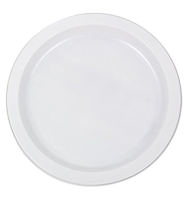 PIATTO RIGIDO DIAM.CM.22 - SET 4 PZ. - BIANCO