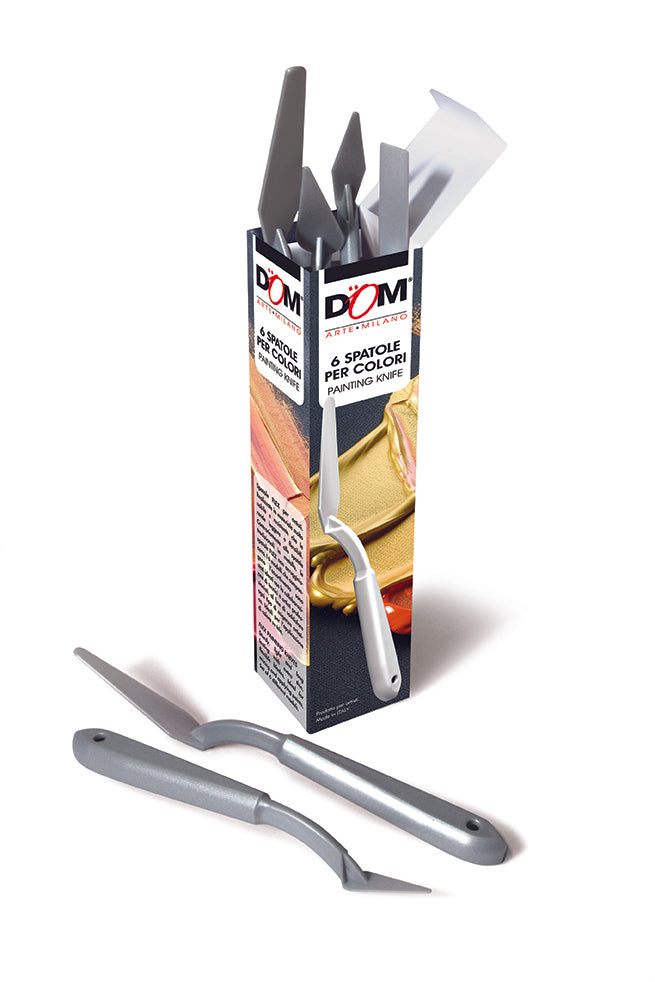 SCATOLA  6 SPATOLE PER COLORI