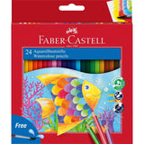 MATITE COLORATE ACQUARELLABILI FABER CASTELL /24