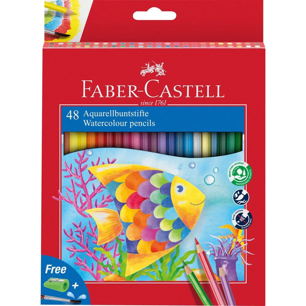 MATITE COLORATE ACQUARELLABILI FABER CASTELL /48 Immagine principale del prodotto