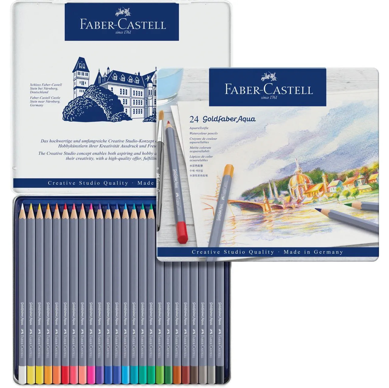 PASTELLI ACQUARELLABILI FABER CASTELL GOLDFABER / 24