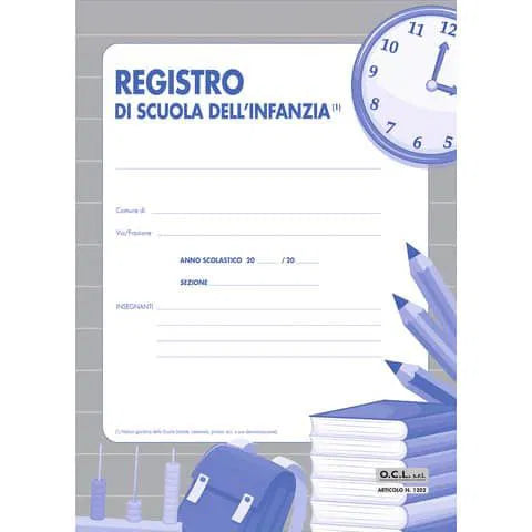 REGISTRO CON BAMBINA - SCUOLA INFANZIA - 52 PAG.