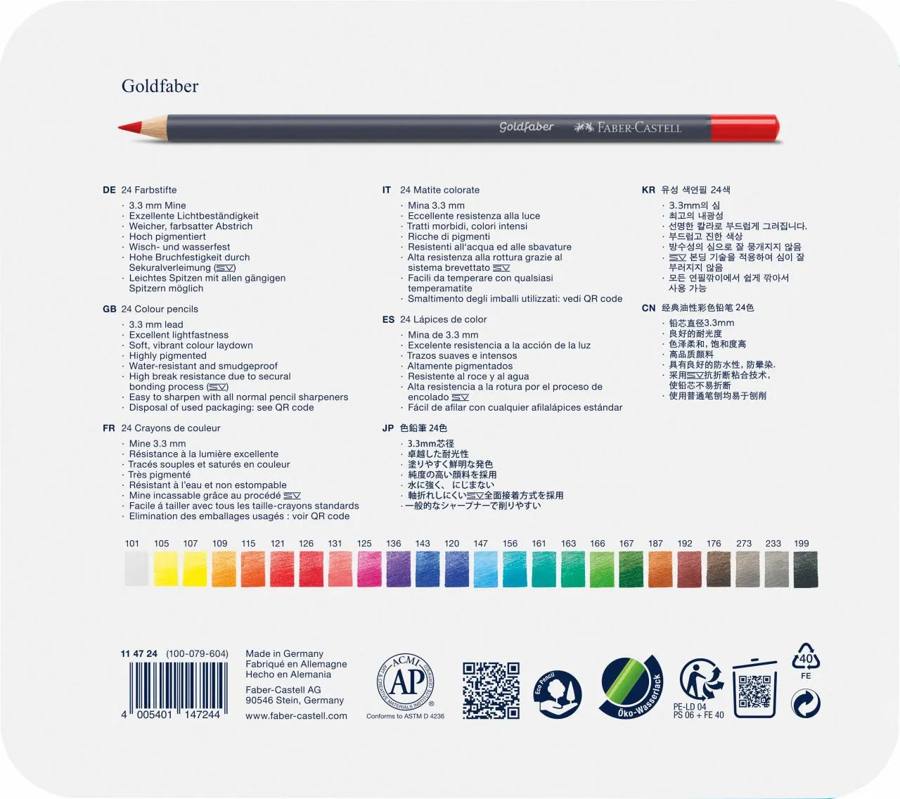 PASTELLI FABER CASTELL GOLDFABER / 24