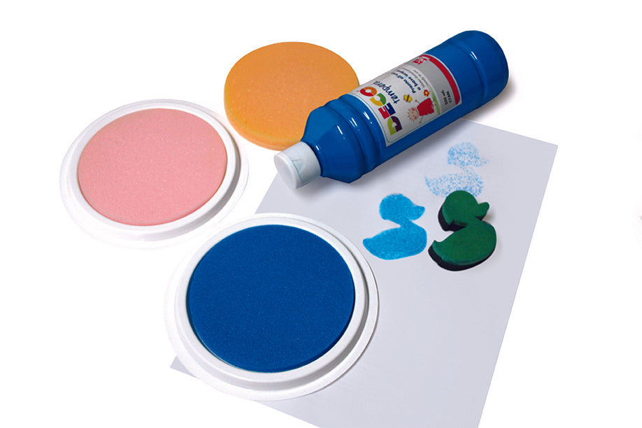 CUSCINETTI PER TEMPERA - SET 2 PZ. + 2 SPUGNE RIC.