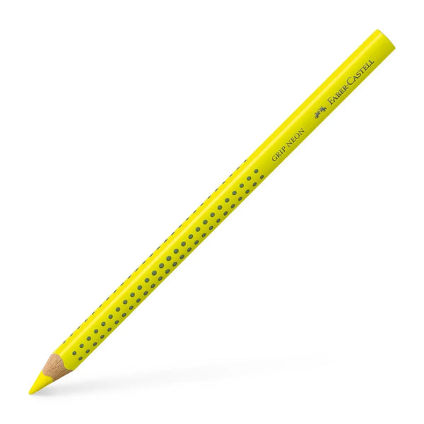 MATITE JUMBO GRIP NEON GIALLO FABER CASTELL
