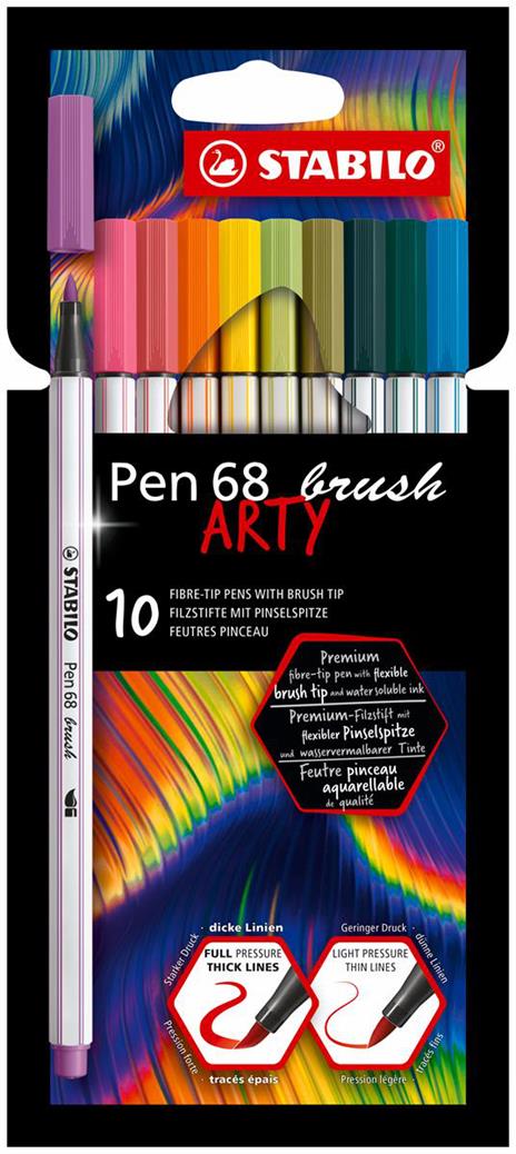 PENNARELLIO STABILO POINT 68 BRUSH ARTY /10 Immagine principale del prodotto