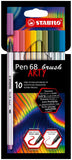 PENNARELLIO STABILO POINT 68 BRUSH ARTY /10