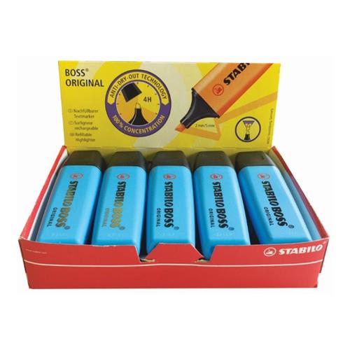 EVIDENZIATORE STABILO BOSS BLU / 10 Immagine principale del prodotto
