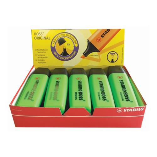 EVIDENZIATORE STABILO BOSS VERDE / 10 Immagine principale del prodotto