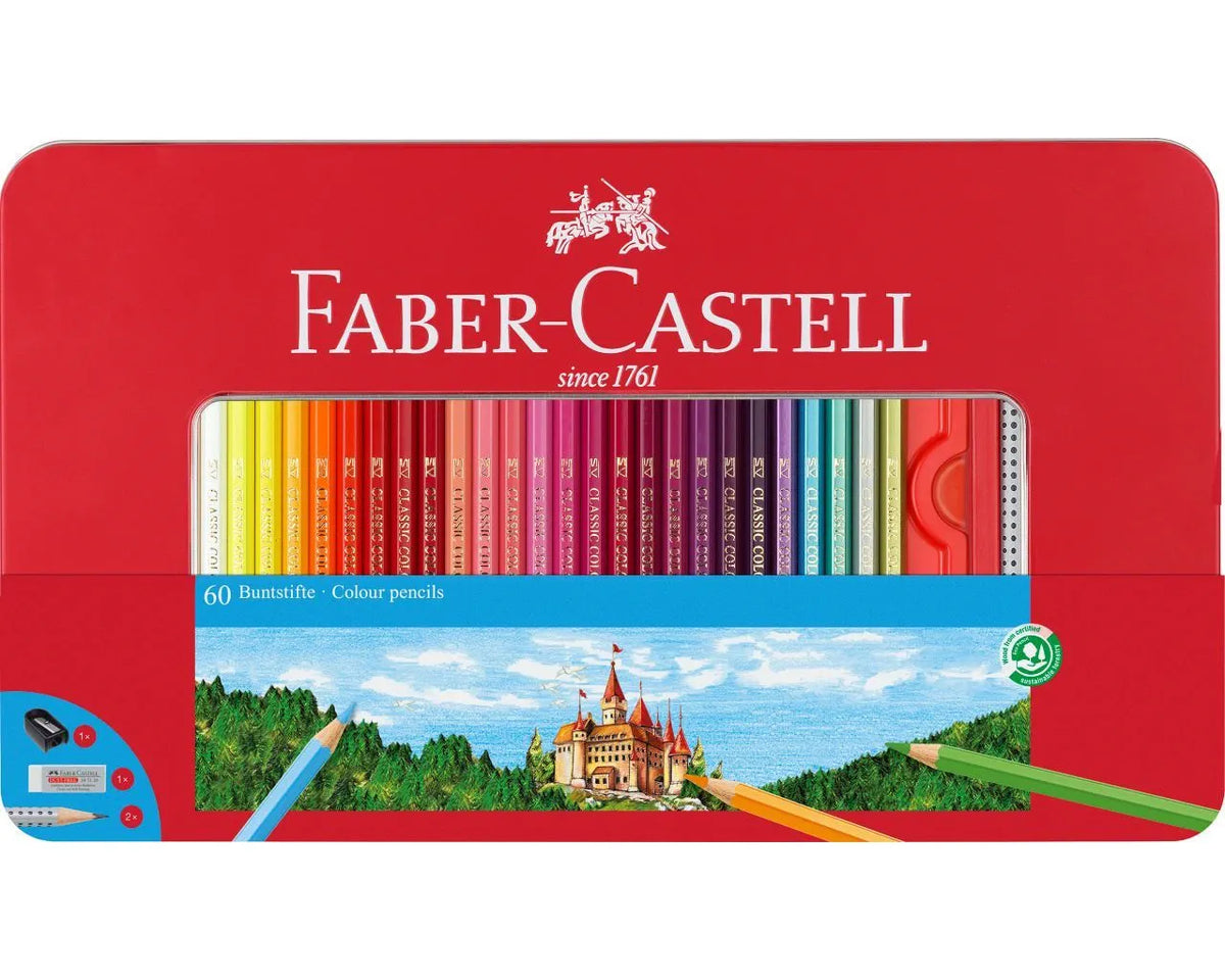 MATITE COLORATE CASTELLO PZ.60 AST.METALLO