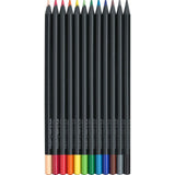 MATITE COLORATE FABER CASTELL BLACK EDITION / 12