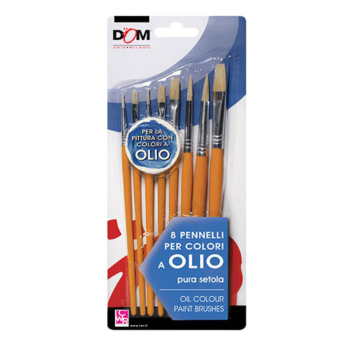 OLIO - SET 8 PENNELLI ASSORTITI Immagine principale del prodotto