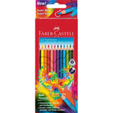 MATITE COLORATE ERGONOMICHE TRIANGOLARI FABER CASTELL / 12