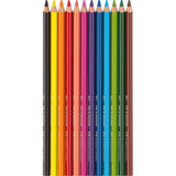 MATITE COLORATE ERGONOMICHE TRIANGOLARI FABER CASTELL / 24