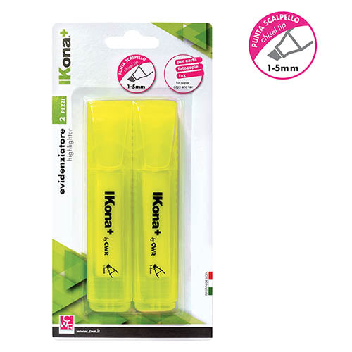 EVIDENZIATORE - BLISTER PZ.2 - GIALLO Immagine principale del prodotto