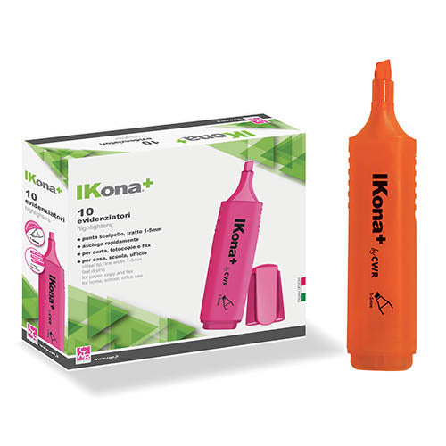 EVIDENZIATORE ARANCIONE - CONF. 10 PZ. Immagine principale del prodotto
