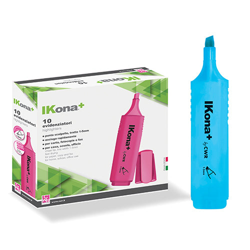 EVIDENZIATORE AZZURRO - CONF. 10 PZ.
