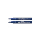 MARKER INDELEBILE PUNTA SCALPELLO - BLISTER 2 PZ. BLU