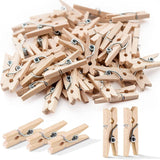MOLLETTE IN LEGNO MM.25X3 - BUSTA 50 PZ. - COL. NA