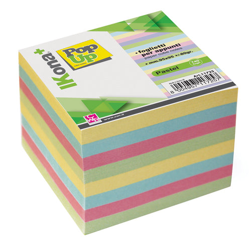 POP-UP - CUBO CARTA FG.740 - MM.95X95 - PASTELLO