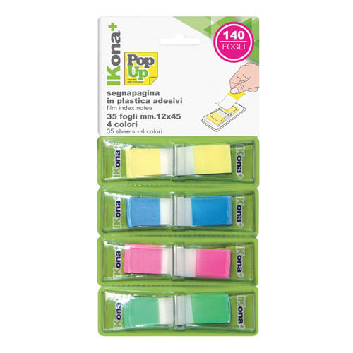 POP-UP SEGNAPAGINA - 4 PADS X 35 FG (140) - MM.12X Immagine principale del prodotto