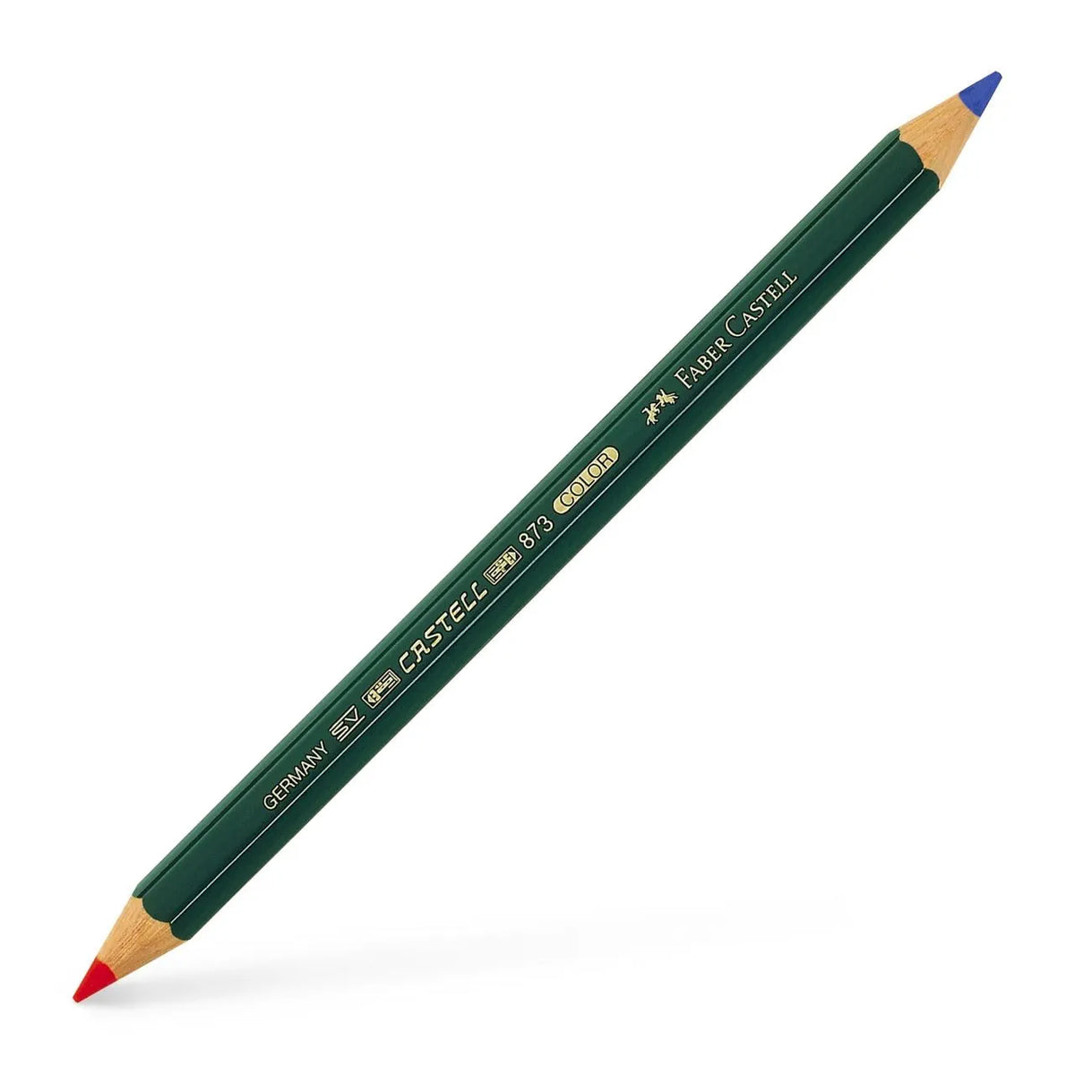 MATITONE FABER CASTELL COLOR 873 ROSSO/BLU