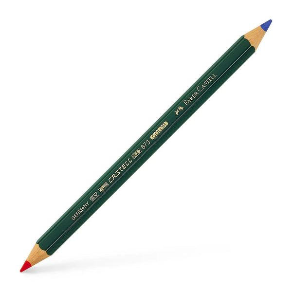MATITONE FABER CASTELL COLOR 873 ROSSO/BLU