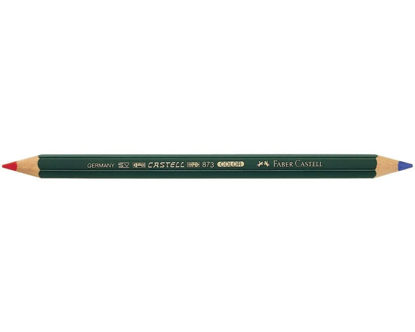 MATITONE FABER CASTELL COLOR 873 ROSSO/BLU